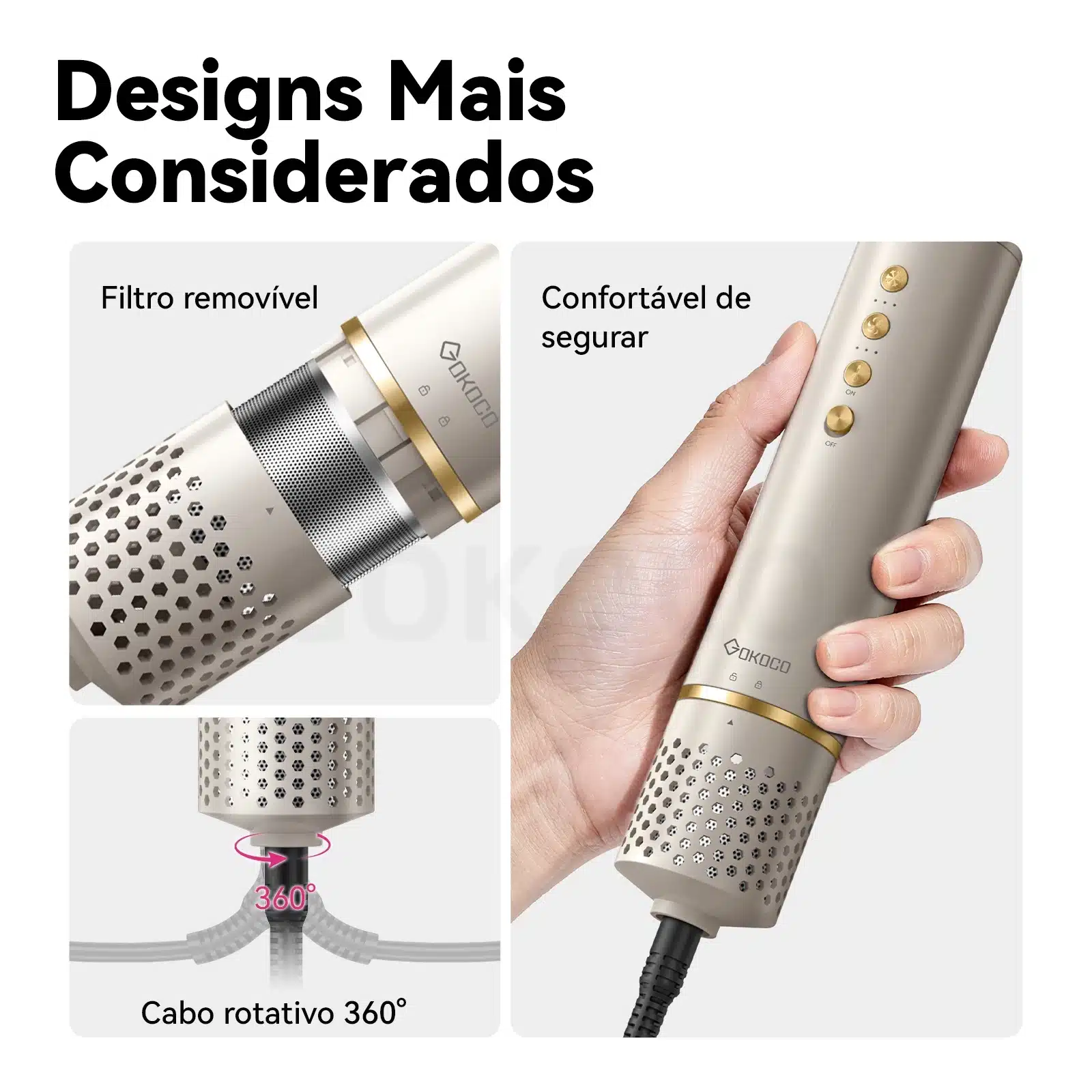 GOKOCO Escova Secadora 5 em 1 — imagem complementar 2