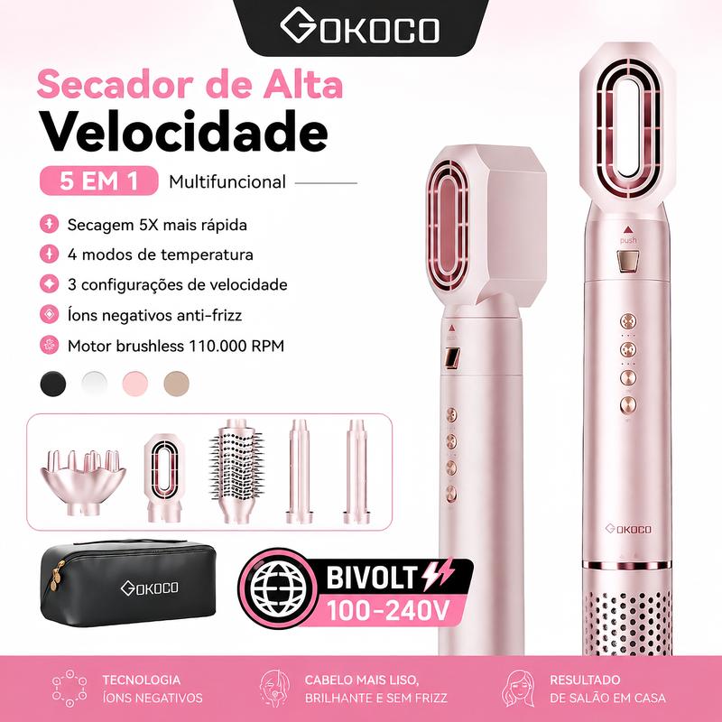 GOKOCO Escova Secadora 5 em 1 Bivolt — foto 1