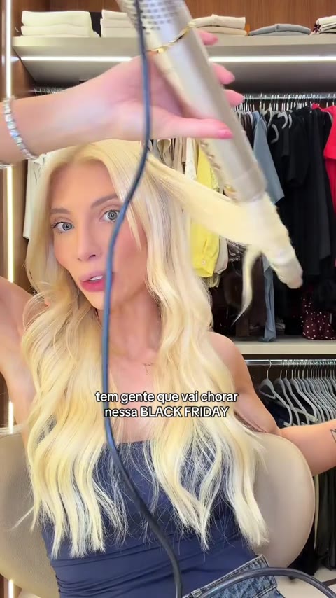 Vídeo de @lulidias usando a Escova Modeladora GOKOCO