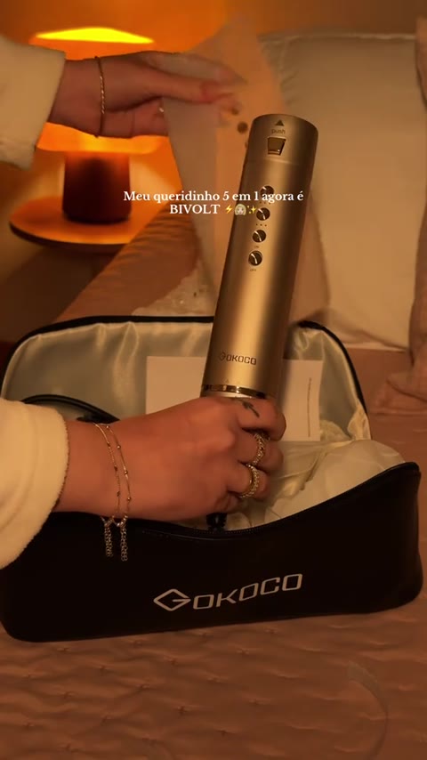 Vídeo de @tha.makeup usando a Escova Modeladora GOKOCO